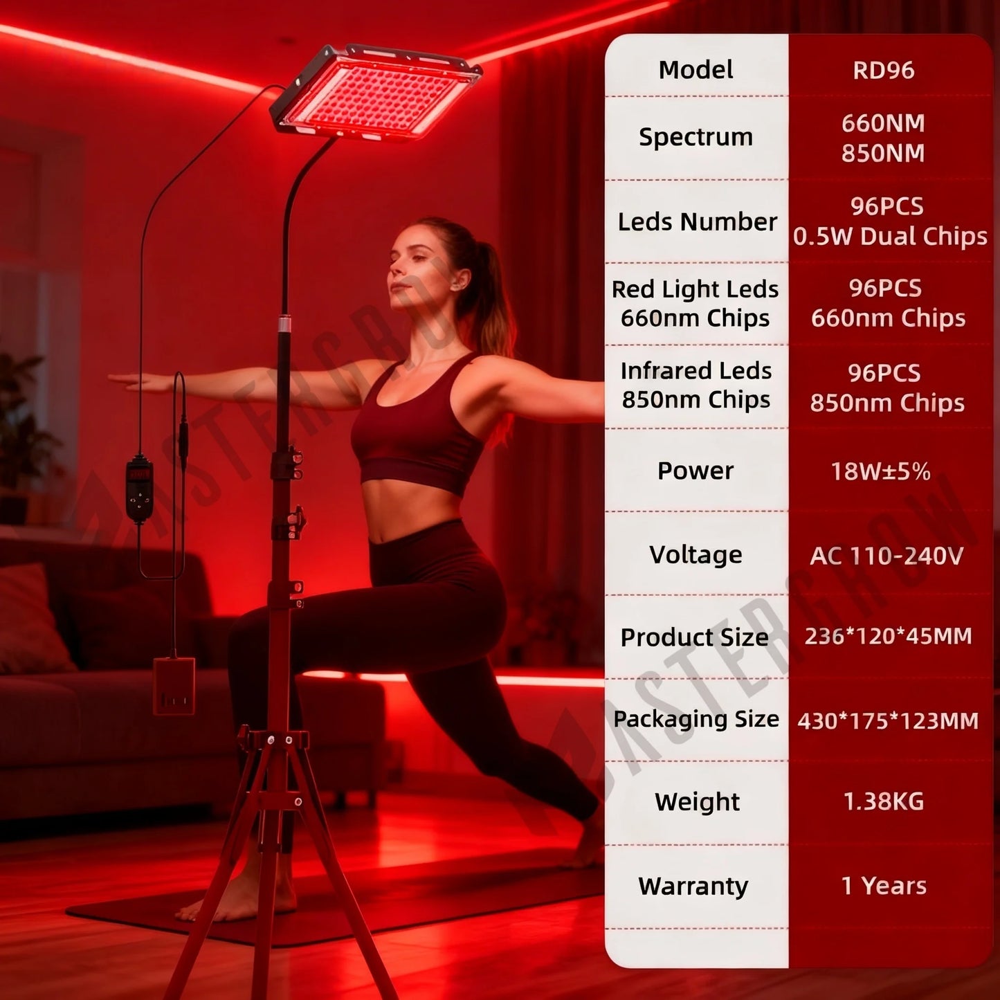 Led Red Light Therapy Panel for Home use! 660nm850nm