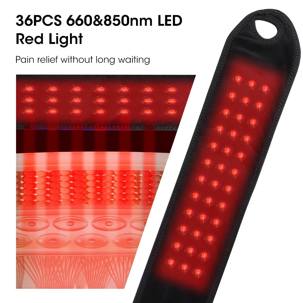 LED light therapy Infrared Heating Pad Wrist Wrap  660nm 850nm Sqin Med by Nurse Faye