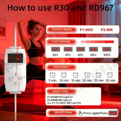 Led Red Light Therapy Panel for Home use! 660nm850nm