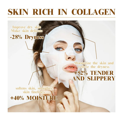 K-beauty Collagen with 10x Protein Packed Technology Sheet Mask