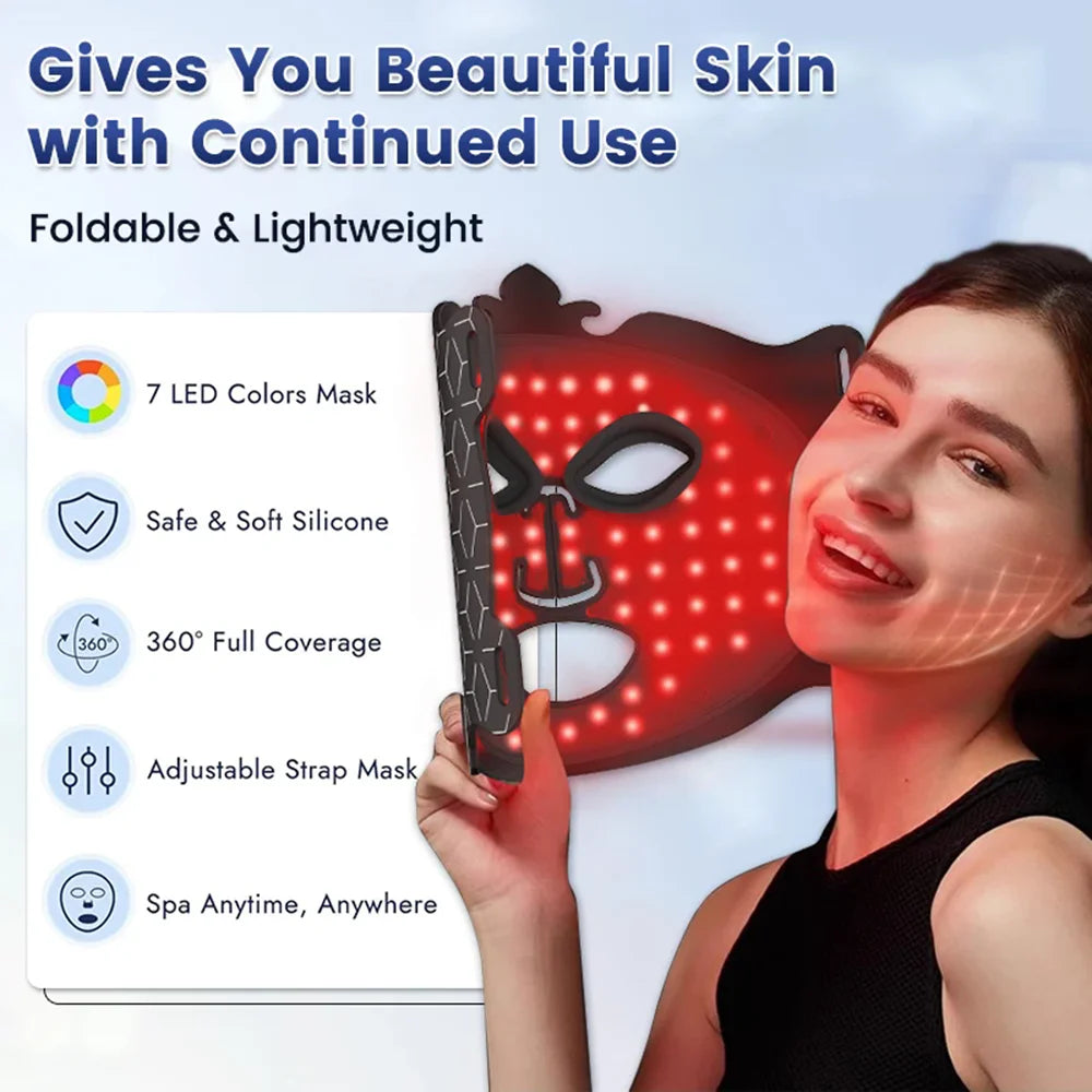 Red Light therapy Mask 460nm 660nm 850nm Sqin Med & Wellness Clinic Niagara