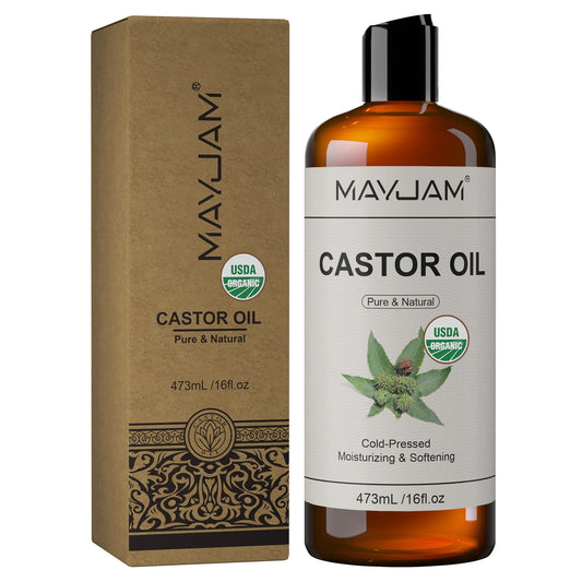 Organic Castor Oil Cold Pressed 16fl.oz