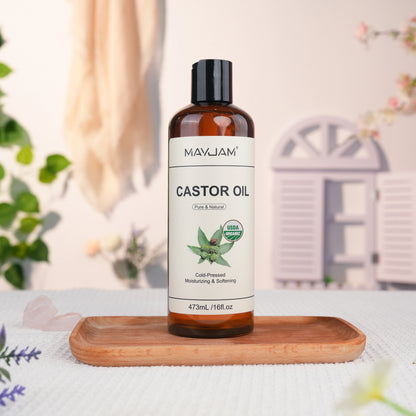Organic Castor Oil Cold Pressed 16fl.oz