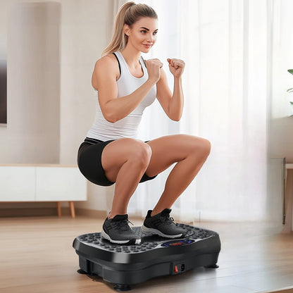 Elite Full-Body Vibration Plate Exercise Machine – Bluetooth Rhythm Shaker & Fat Burner