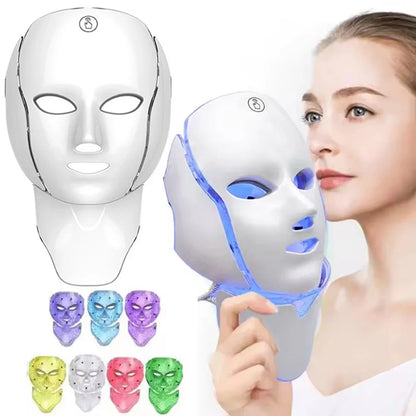 LED Red Light Therapy Mask 7 Colours 192 LED piece