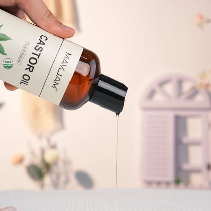Organic Castor Oil Cold Pressed 16fl.oz