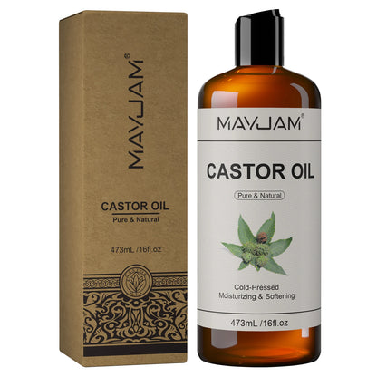 Organic Castor Oil Cold Pressed 16fl.oz