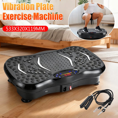 Elite Full-Body Vibration Plate Exercise Machine – Bluetooth Rhythm Shaker & Fat Burner