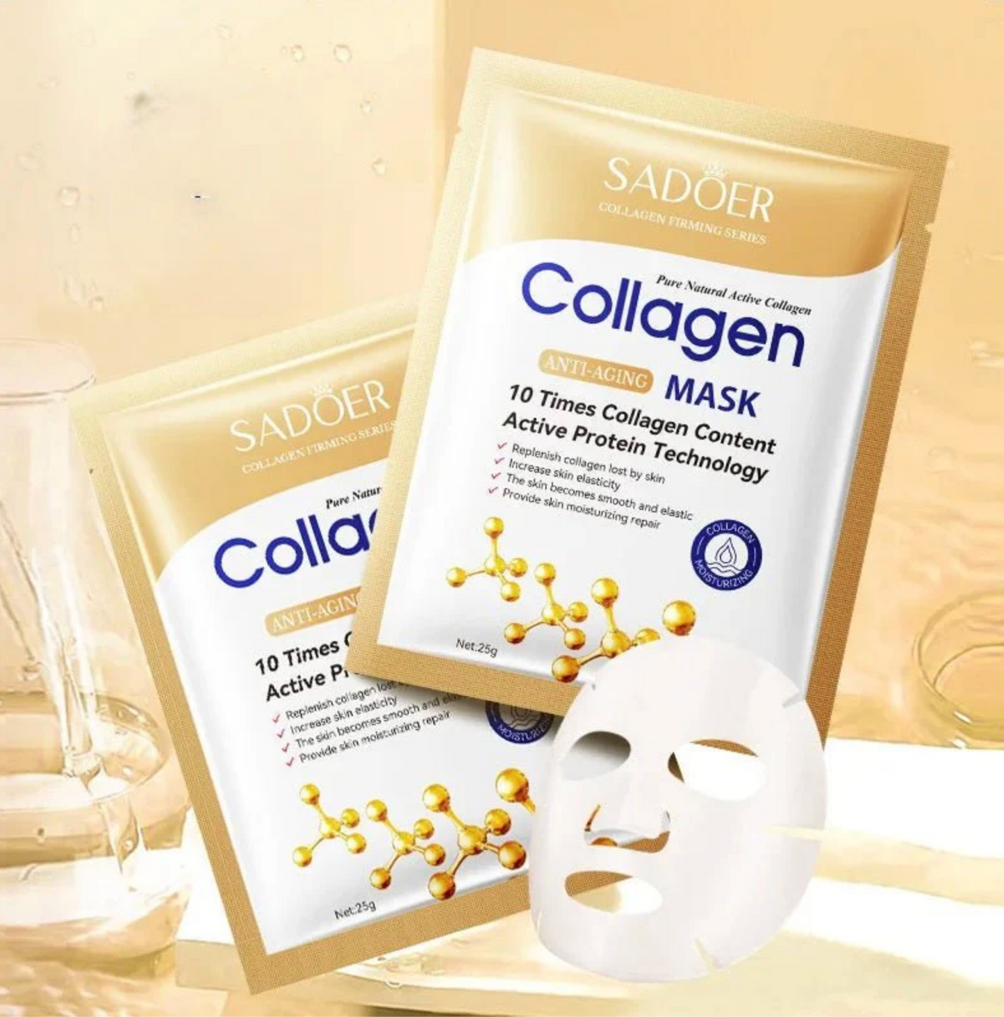 K-beauty Collagen with 10x Protein Packed Technology Sheet Mask