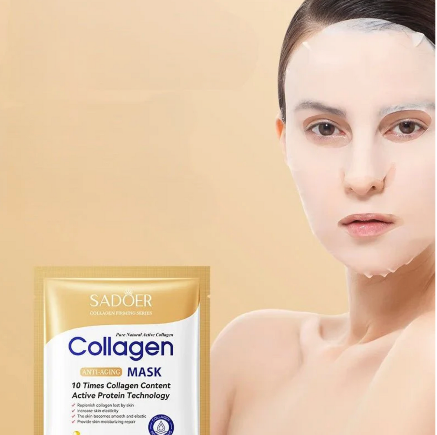K-beauty Collagen with 10x Protein Packed Technology Sheet Mask