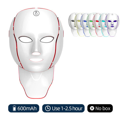 LED Red Light Therapy Mask 7 Colours 192 LED piece