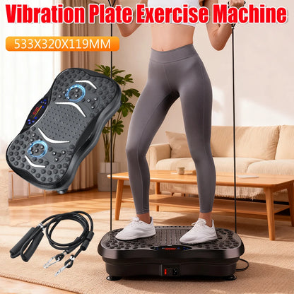 Elite Full-Body Vibration Plate Exercise Machine – Bluetooth Rhythm Shaker & Fat Burner