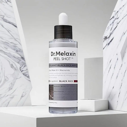 Dr. Melaxin Duo Peel Shot Blsck and White Rice Ampoule (80mL)