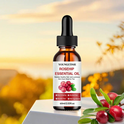 Rosehip Essential Oil Fade Fine Line Lifting Firming Repair Smooth Moisturizing Whitening Nourishing Skincare Oil for hair, face Sqin Med by Nurse Faye