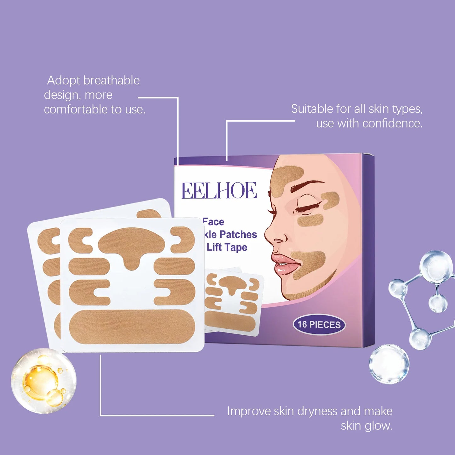 Face Tightening Tape Pack (16pcs)